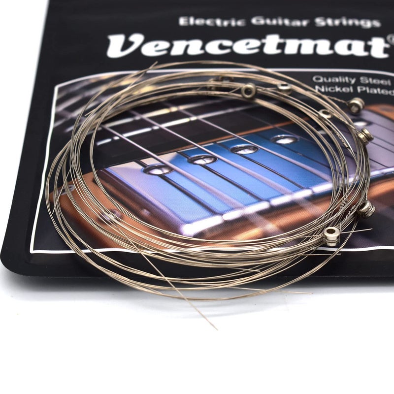 Vencetmat Electric Guitar High E Strings .010 Gauges, Light Tension, Good Tone, Ball End, Bulk Individually Wrapped 10 Pack - Image 3